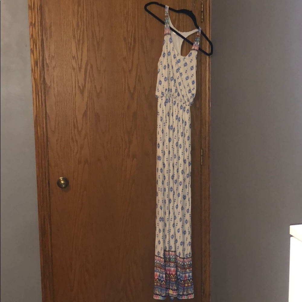 Chevron Maxi Dress